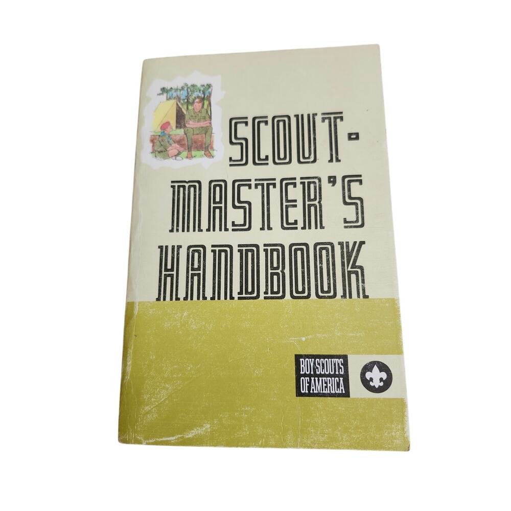 Vintage 1972 Scout Master's Handbook Boy Scouts Of America BSA Paperback USA